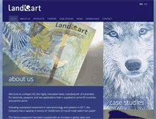 Tablet Screenshot of landqart.com